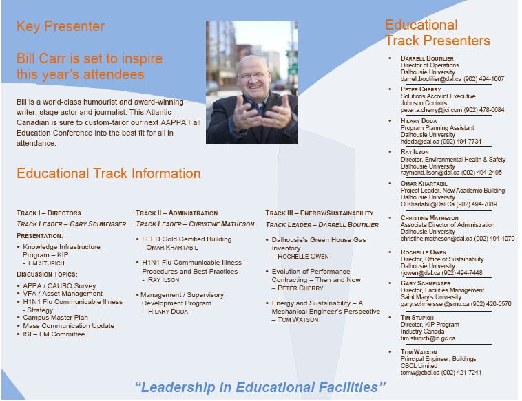 2009 AAPPA Fall Education Conference 2